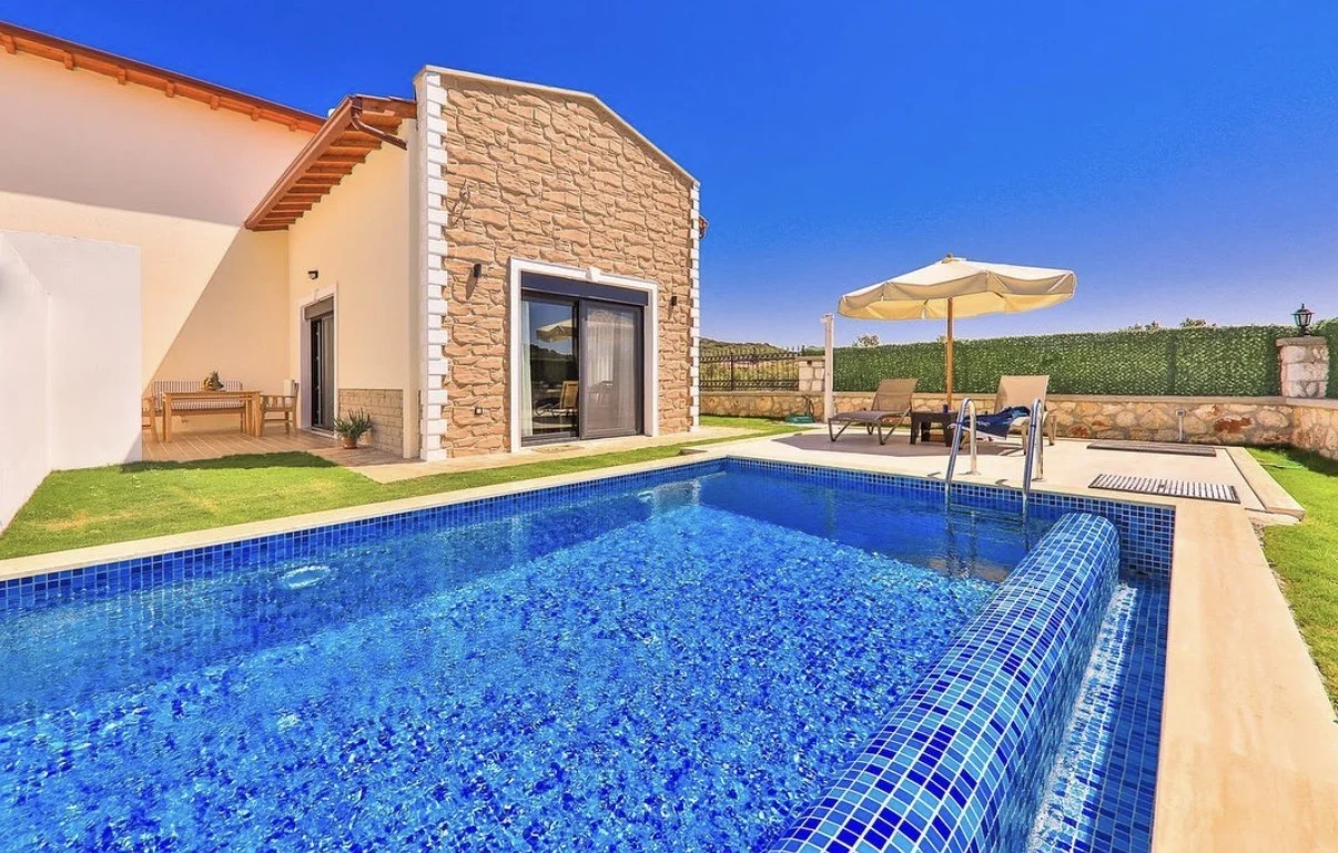 Villa Serenita – Kalkan’da 2 Yatak Odalı, 4 Kişilik Özel Havuzlu Doğa Villası — Kalkan, Kaş