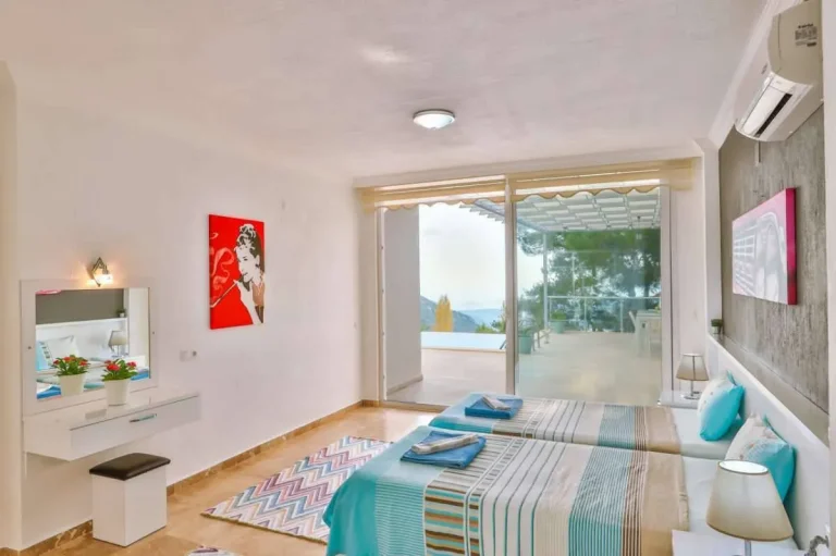 Villa Salkım | Kaş İslamlar’da Deniz Manzaralı Taş Mimari Lüks Villa — Kaş, Antalya