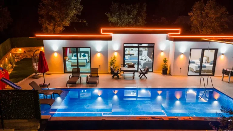 🌿🏡 Villa Güneş | Kaş Çavdır’da 2+1 Yatak Odalı Özel Havuzlu Villa
